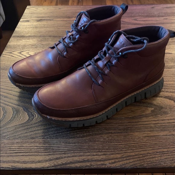 Cole Haan Grand.OS Brown Chukka Boots main image 5